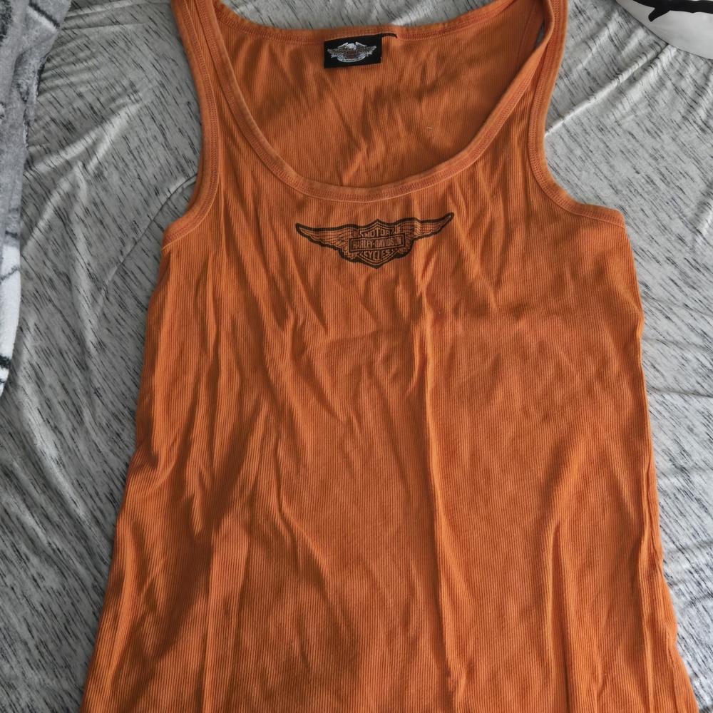 Harley-Davidson Orange Tank Top